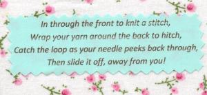 My Knitting Rhyme