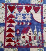 Welcome quilt main panel