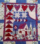 Welcome quilt main panel