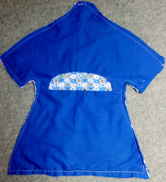 Front peg bag. sewing almost finished