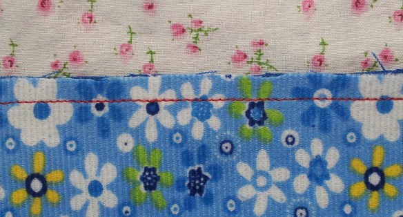 French seamWrong side together