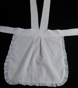 Apron with shoulder straps