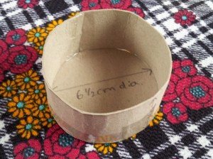 Assembled cardboard lining