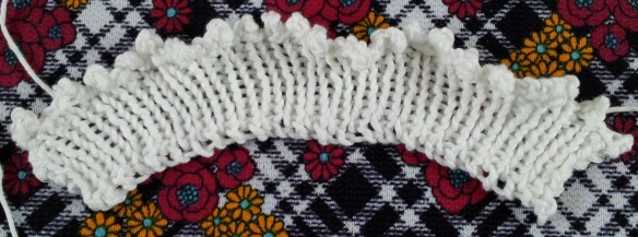 Finished cupcake side with picot top