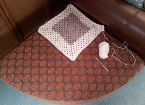 Granny square with border