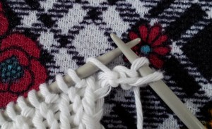 Picot edging - knit 2