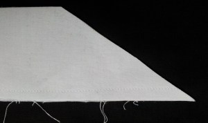 Wrong side apron ties