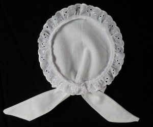 wrong side of finished hat