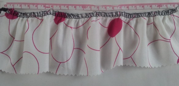 Gathered fabric - differential feed 2