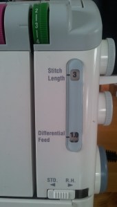 Normal overlock setting