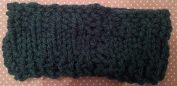 Sew up head warmer seam