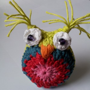 Bunny Mummy Owl with ear tuffs