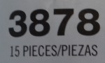 Pattern code and number of pieces