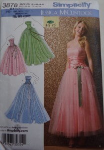 Prom dress pattern