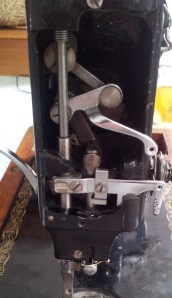 Behind Singer Face Plate