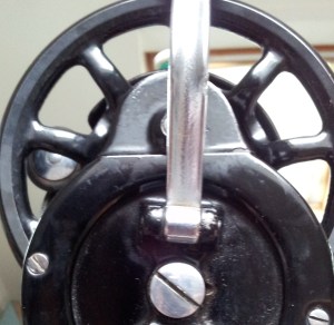 Handle and screw after cleaning