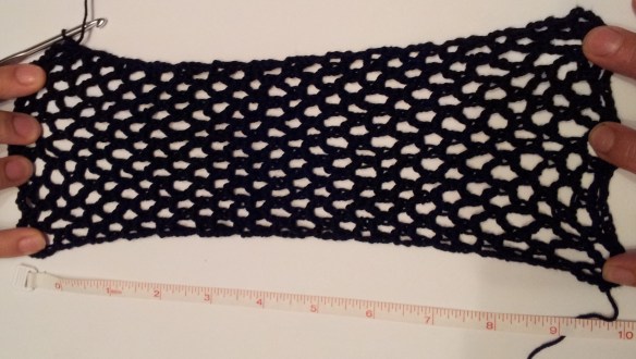 Streched Crochet Net Fabric