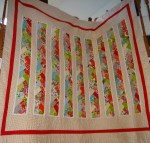 Finished friendship braid quilt