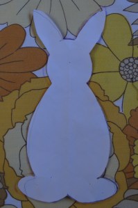 Draw around bunny template