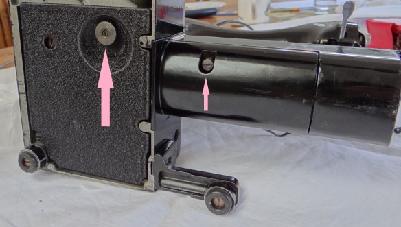 remove base of sewing machine