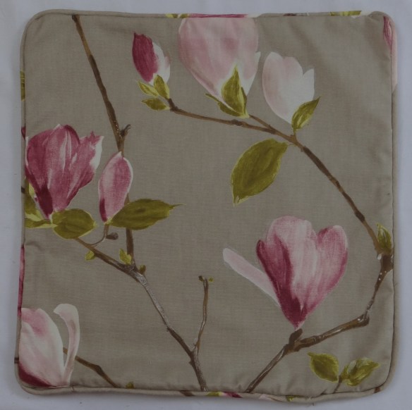 Right side finished cushion cover