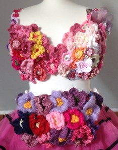 Bum bag covered in flowers