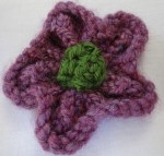 knitted flower