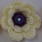 crochet pansy