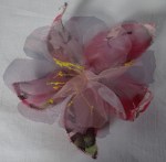 organza  and quilted flowers
