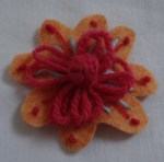 felt flower