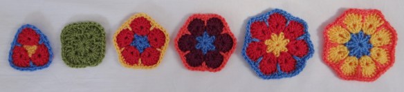 Heidi bear african flower motifs