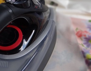 Iron on motif use cloth to protect