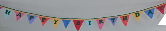 Happy Birthday Crochet and Knitted Bunting