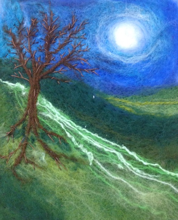 Flat Needle Felting Picture