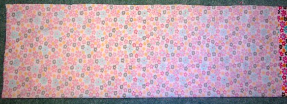 Fold fabric in half right sides together