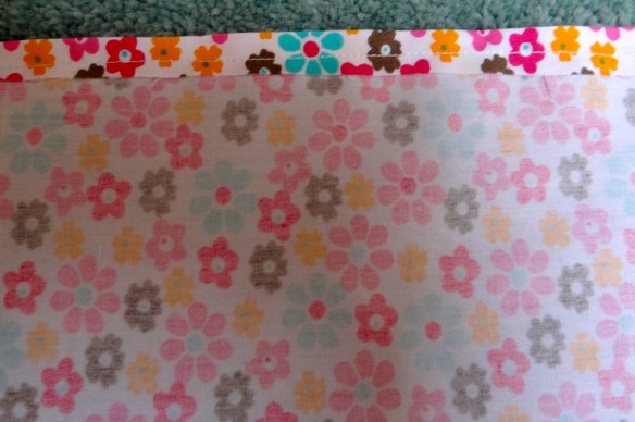 Stitch seam allowance in place