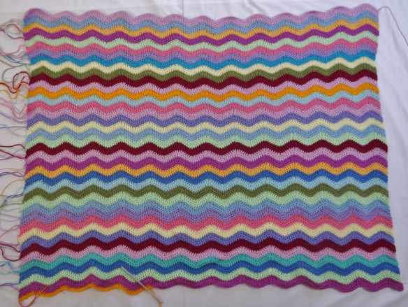 Attic 24 Ripple blanket in October