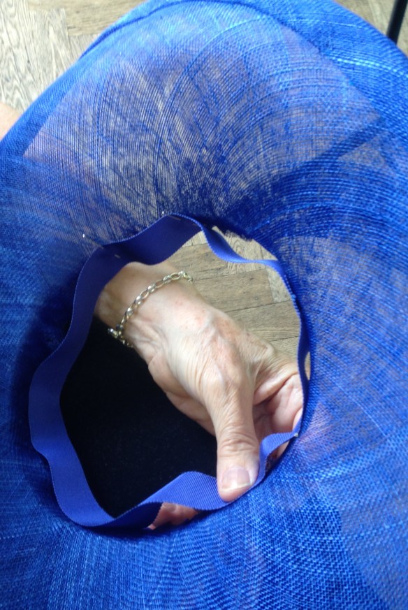 pin petersham to brim