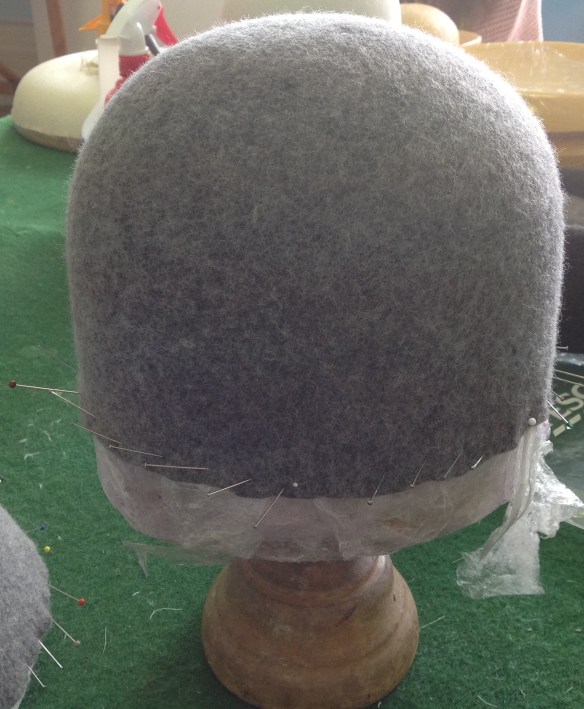 block top of hood over dome